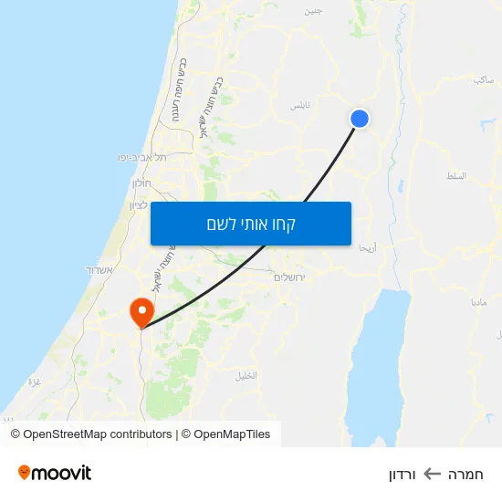 מפת חמרה לורדון