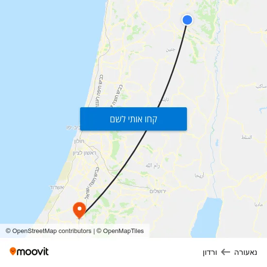 מפת נאעורה לורדון