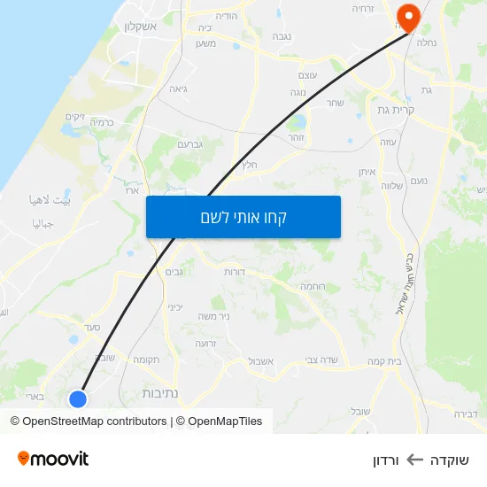 מפת שוקדה לורדון