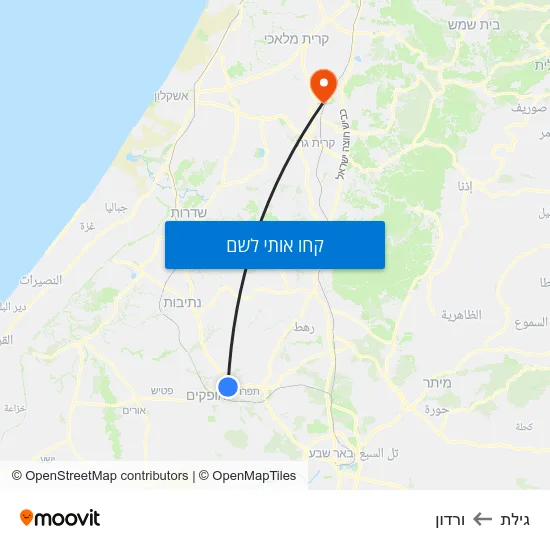 מפת גילת לורדון