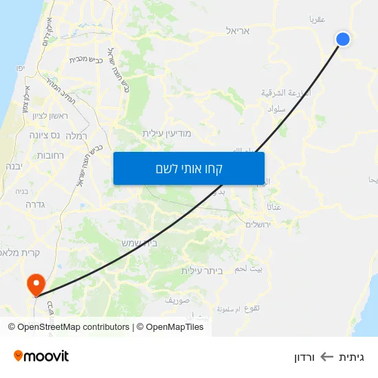 מפת גיתית לורדון