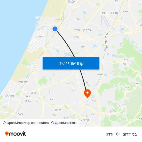 מפת בני דרום לורדון