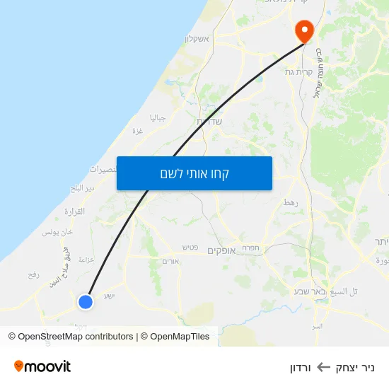 מפת ניר יצחק לורדון
