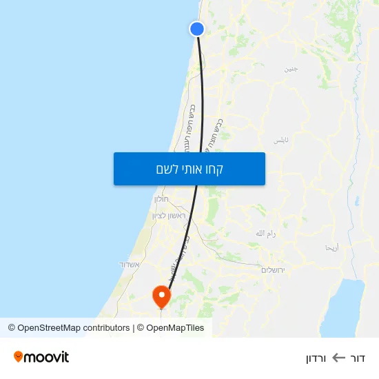 מפת דור לורדון