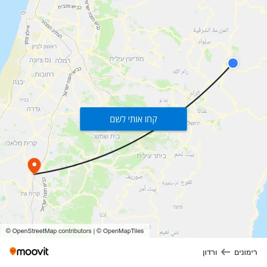 מפת רימונים לורדון