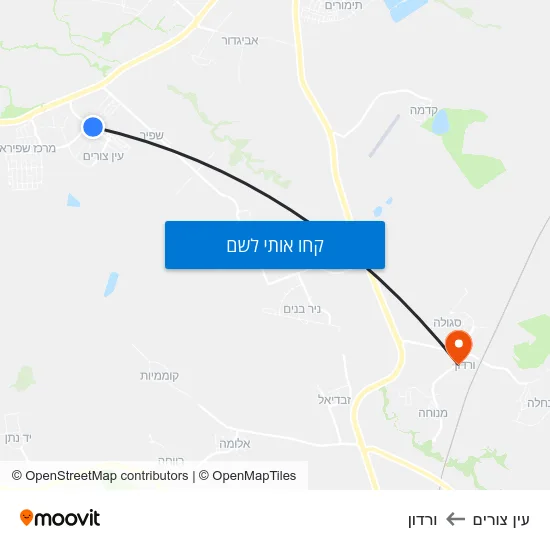 מפת עין צורים לורדון