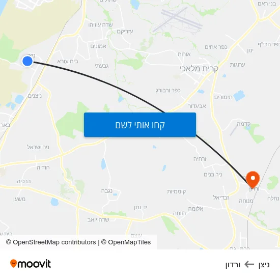 מפת ניצן לורדון