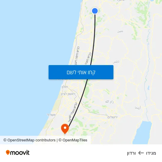 מפת מגידו לורדון