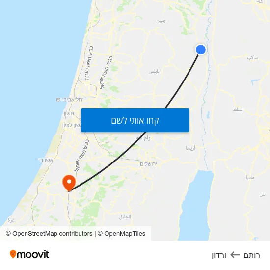 מפת רותם לורדון