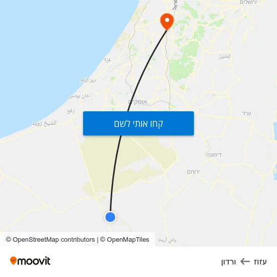 מפת עזוז לורדון