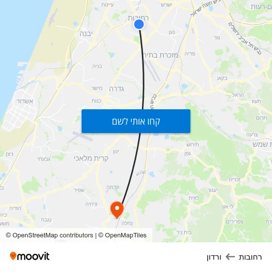 מפת רחובות לורדון