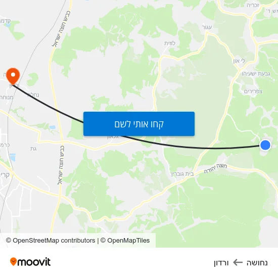 מפת נחושה לורדון