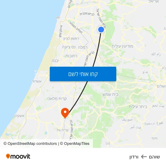 מפת שוהם לורדון