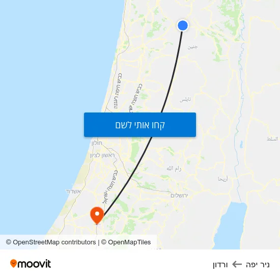 מפת ניר יפה לורדון