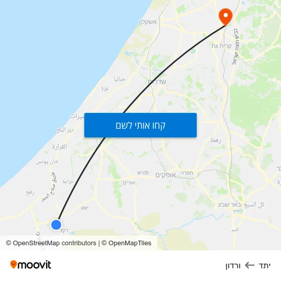 מפת יתד לורדון