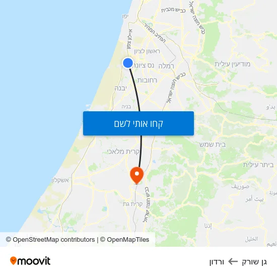 מפת גן שורק לורדון