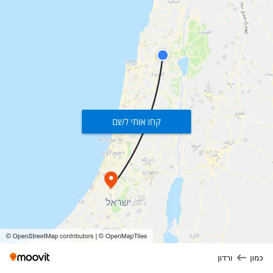 מפת כמון לורדון
