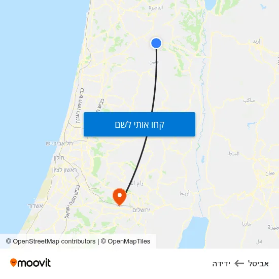 מפת אביטל לידידה
