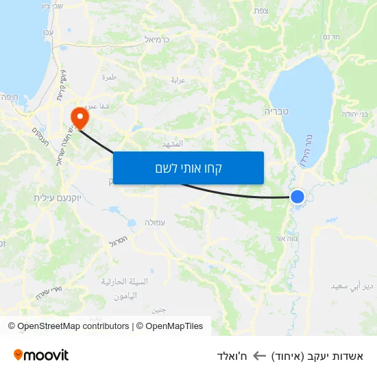 מפת אשדות יעקב (איחוד) לח'ואלד