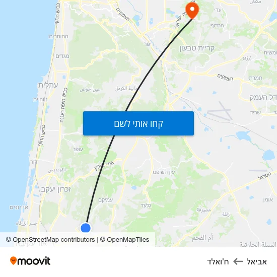 מפת אביאל לח'ואלד