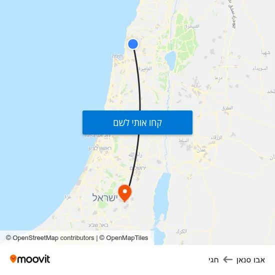 מפת אבו סנאן לחגי
