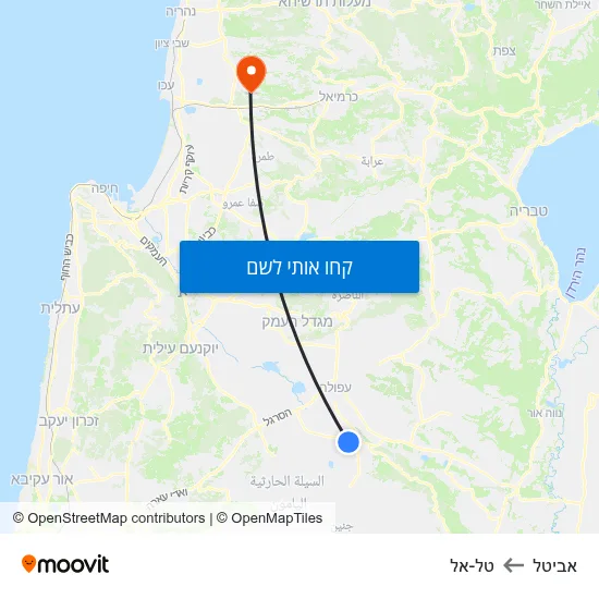 מפת אביטל לטל-אל