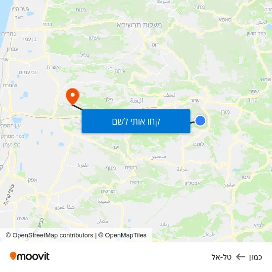 מפת כמון לטל-אל