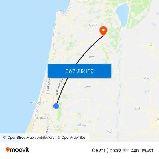 מפת תעשיון חצב לטמרה (יזרעאל)