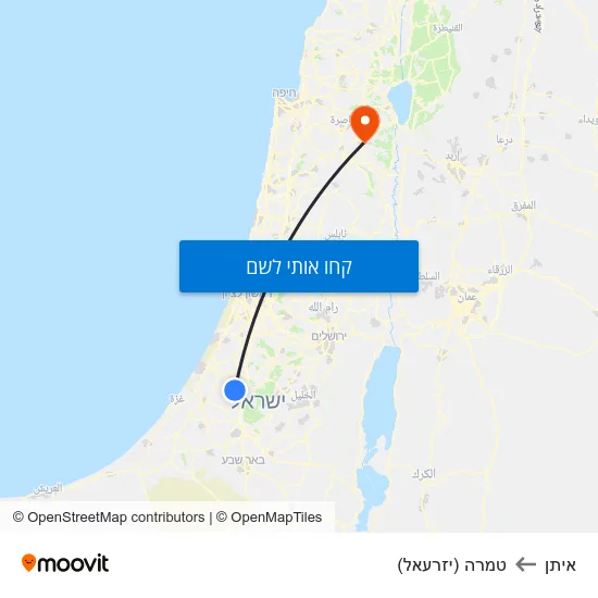 מפת איתן לטמרה (יזרעאל)