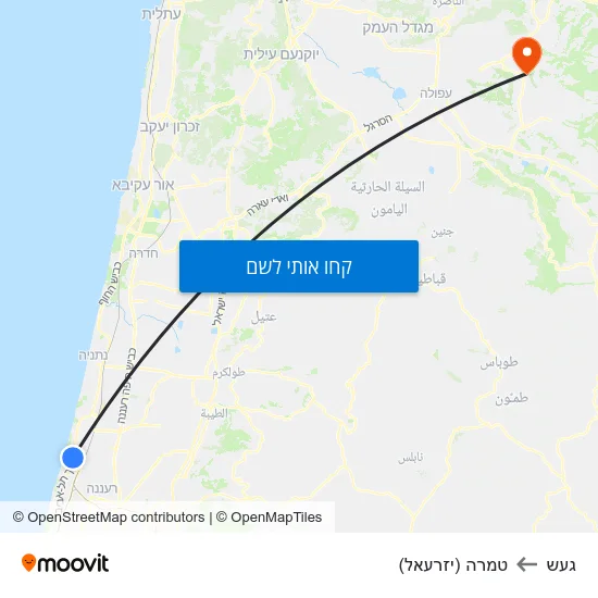 מפת געש לטמרה (יזרעאל)