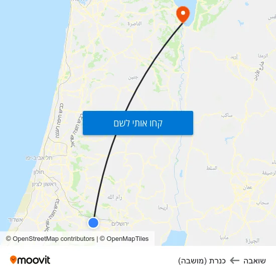 מפת שואבה לכנרת (מושבה)