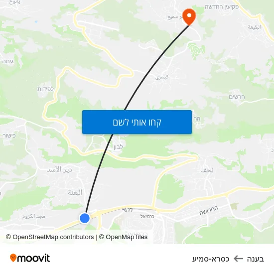 מפת בענה לכסרא-סמיע