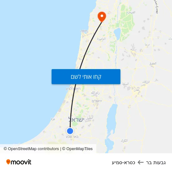מפת גבעות בר לכסרא-סמיע