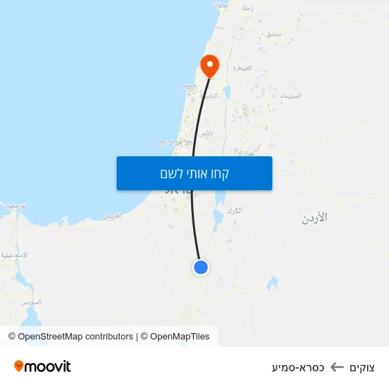 מפת צוקים לכסרא-סמיע