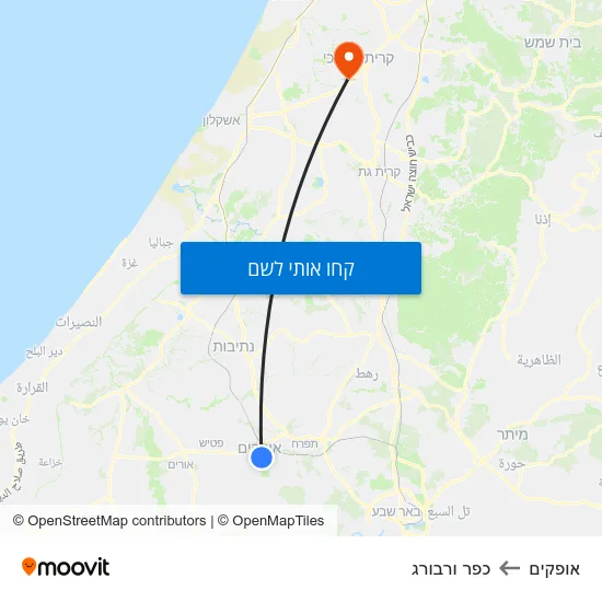 מפת אופקים לכפר ורבורג