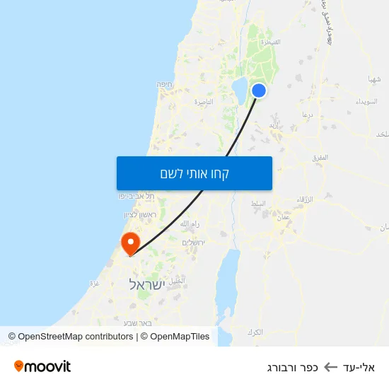 מפת אלי-עד לכפר ורבורג