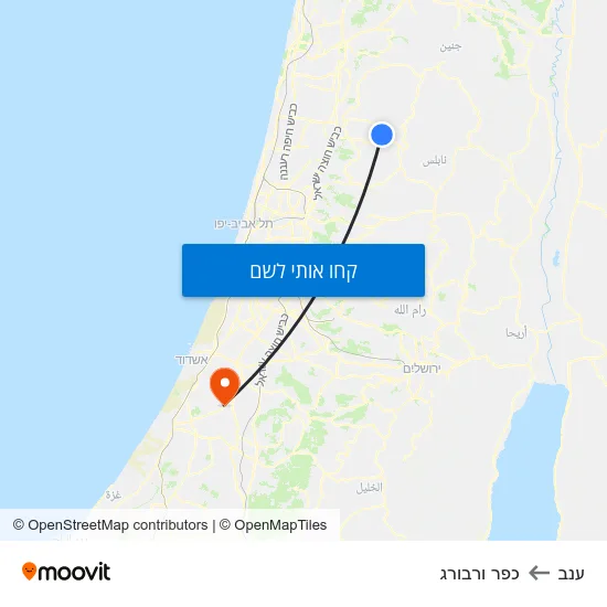 מפת ענב לכפר ורבורג
