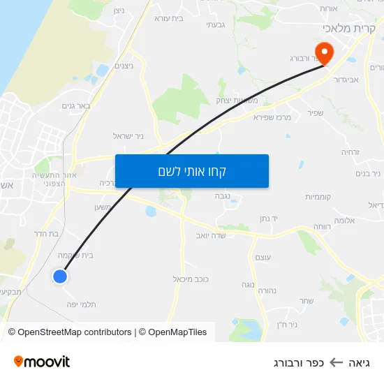 מפת גיאה לכפר ורבורג