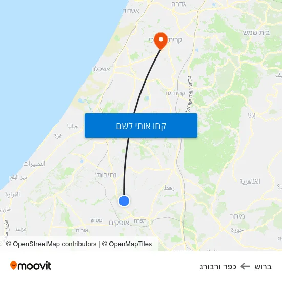 מפת ברוש לכפר ורבורג