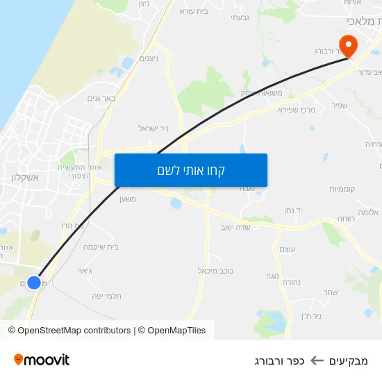 מפת מבקיעים לכפר ורבורג