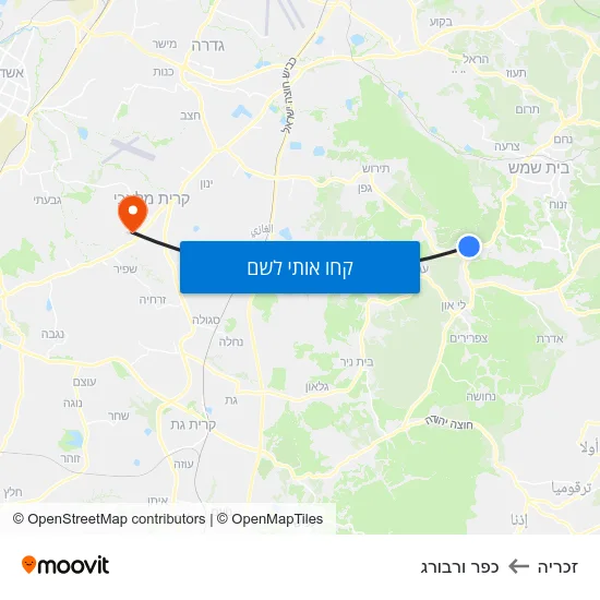 מפת זכריה לכפר ורבורג