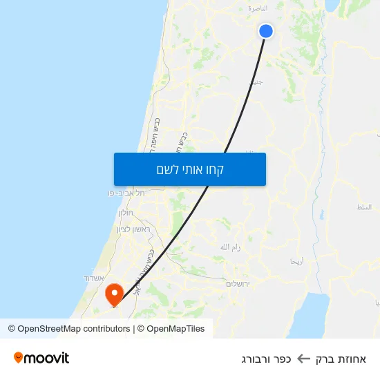 מפת אחוזת ברק לכפר ורבורג