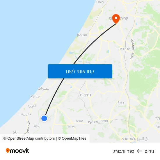 מפת נירים לכפר ורבורג