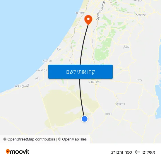 מפת אשלים לכפר ורבורג