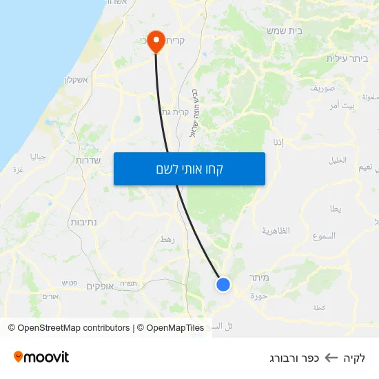 מפת לקיה לכפר ורבורג