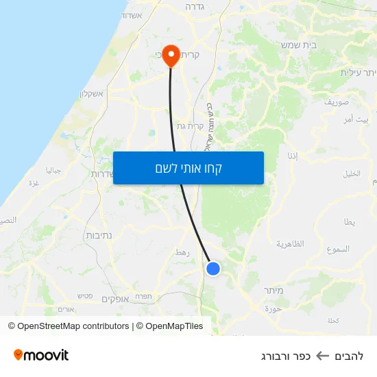 מפת להבים לכפר ורבורג