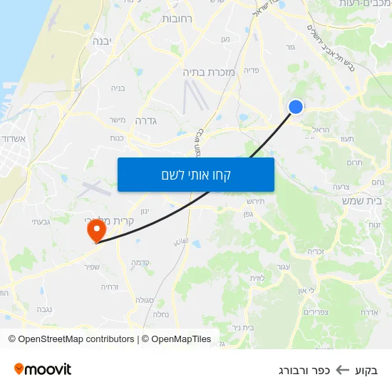 מפת בקוע לכפר ורבורג