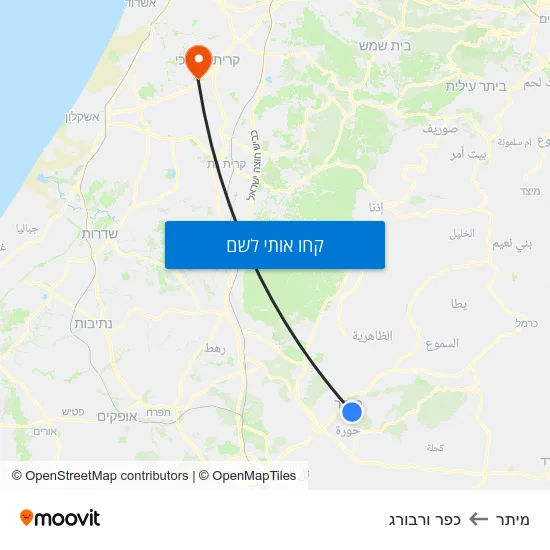 מפת מיתר לכפר ורבורג