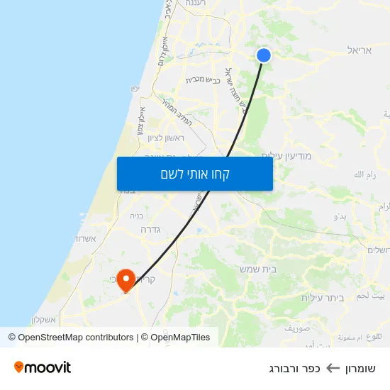 מפת שומרון לכפר ורבורג