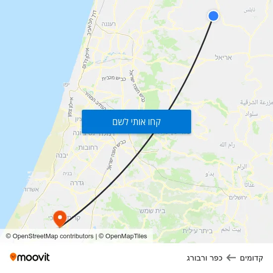 מפת קדומים לכפר ורבורג
